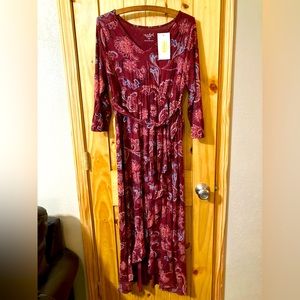 XS maternity Isabel maxi dress